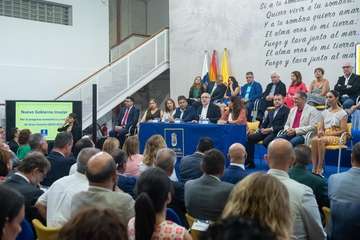 Acuerdo político entre NC, PSOE y Podemos para el Gobierno de Gran Canaria (Foto TA)